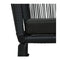 Garden Chairs 2 Pcs Black Pvc Rattan