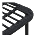 Garden Chairs 2 Pcs Poly Rattan Black