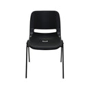 Saturn Heavy Duty Polyproylene Chair Black