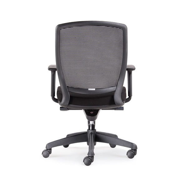 Jupiter Prom Medium Back Chair Black