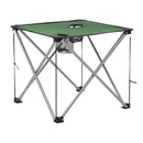Camping Table And Chair Set 3 Pieces Green