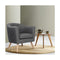 Artiss Adora Armchair Tub Chair Single Accent Sofa Lounge Fabric Grey