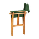 2 Pcs Directors Chairs Solid Acacia Wood