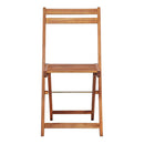 Outdoor Bistro Chairs 2 Pcs Solid Acacia Wood