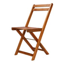 Outdoor Bistro Chairs 2 Pcs Solid Acacia Wood