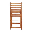 Outdoor Bistro Chairs 2 Pcs Solid Acacia Wood