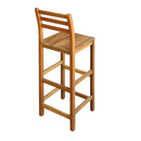 Bar Chairs 2 Pcs Solid Acacia Wood 42X36X110 Cm