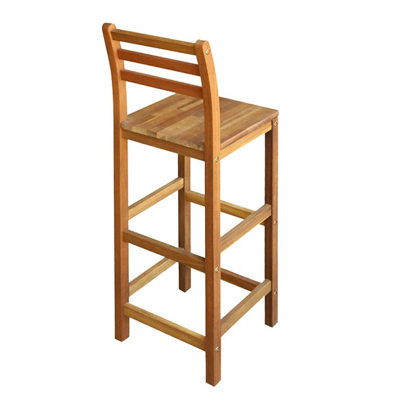 Bar Chairs 2 Pcs Solid Acacia Wood 42X36X110 Cm