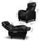 Black Faux Leather Armchair Recliner