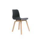 Mars Lucid Chair Timber Base Black
