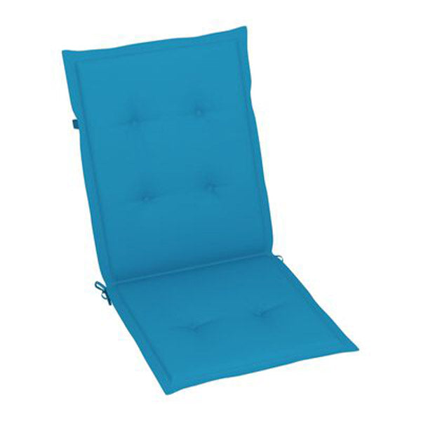 Garden Chair Cushions 6 Pcs Blue 120X50X3 Cm
