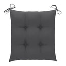 Chair Cushions 2 Pcs Anthracite 50X50X7 Cm Fabric