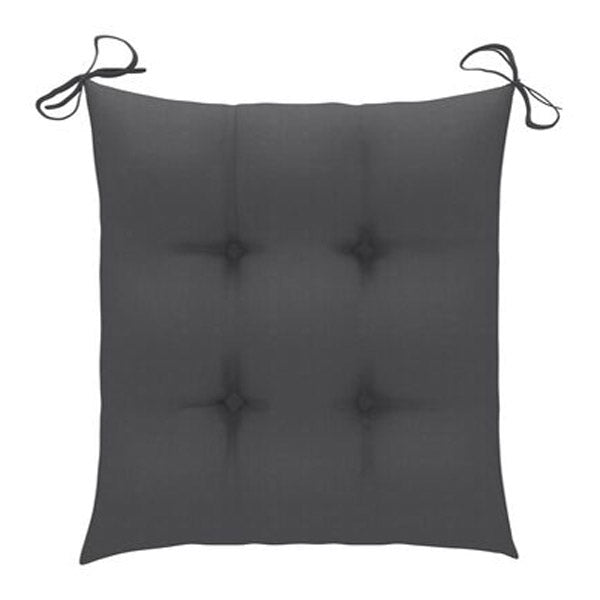 Chair Cushions 2 Pcs Anthracite 50X50X7 Cm Fabric
