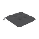 Chair Cushions 2 Pcs Anthracite 50X50X7 Cm Fabric