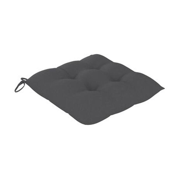 Chair Cushions 2 Pcs Anthracite 50X50X7 Cm Fabric