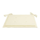 Garden Chair Cushions 6 Pcs Cream 50X50X3 Cm Fabric