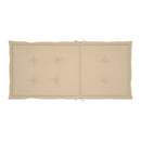 Garden Chair Cushions 6 Pcs Beige 120X50X3 Cm