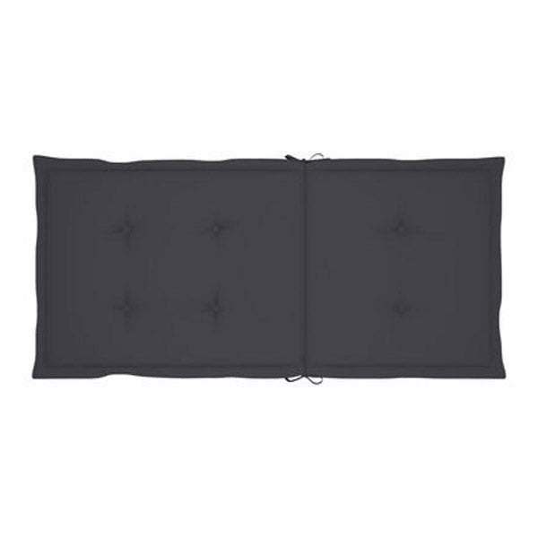 Garden Chair Cushions 6 Pcs Anthracite 120X50X3 Cm