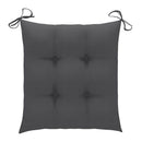 Chair Cushions 6 Pcs Anthracite 40X40X7 Cm Fabric