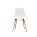 Mars Lucid Chair Timber Base White