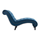 Chaise Lounge Blue Velvet