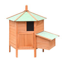 Chicken Cage Solid Pine And Fir Wood 126X117X125 Cm