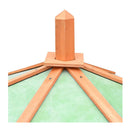 Chicken Cage Solid Pine And Fir Wood 126X117X125 Cm