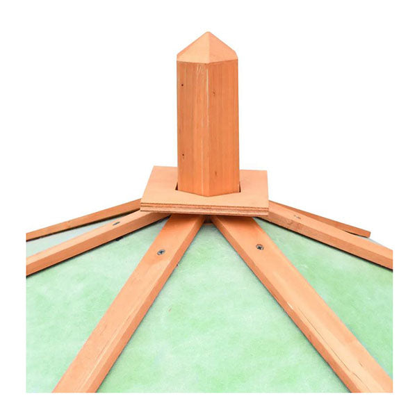 Chicken Cage Solid Pine And Fir Wood 126X117X125 Cm