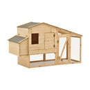 Chicken Cage Solid Pine Wood 178X67X92 Cm