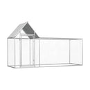 Chicken Coop 300X100X150 Cm Galvanised Steel