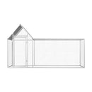 Chicken Coop 300X100X150 Cm Galvanised Steel
