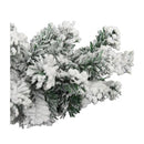 Christmas Garland With Flocked Snow Green 5 M Pvc