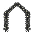 Christmas Garland With Led Lights 10 M Black Colour