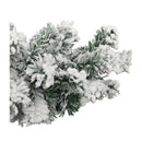 Christmas Garland With Flocked Snow Green 20 M Pvc