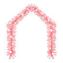 Christmas Garland With Led Lights 10 M Pink