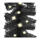 Christmas Garland With Led Lights 10 M Black Colour