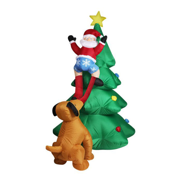 Inflatable Christmas Santa Snowman With Led Light Xmas Decoration