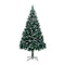 Artificial Christmas Tree With Pine Cones And White Snow 210 Cm
