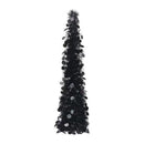 Pop Up Artificial Christmas Tree Black 120 Cm Pet
