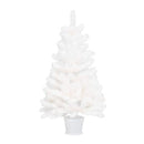 Artificial Christmas Tree Lifelike Needles White 90 Cm