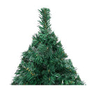 Artificial Christmas Tree With Thick Branches Green 180 Cm Pvc