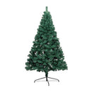 Artificial Half Christmas Tree With Stand Green 210 Cm Pvc