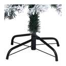 Artificial Christmas Tree With Leds And Flocked Snow Green 180 Cm