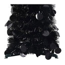 Pop Up Artificial Christmas Tree Black 120 Cm Pet