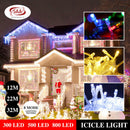 300 Led Curtain Fairy String Lights Wedding Outdoor Xmas Party Lights Cool White
