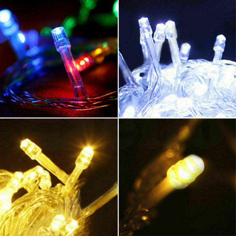 800 Led Curtain Fairy String Lights Wedding Outdoor Xmas Party Lights Warm White