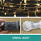 800 Led Curtain Fairy String Lights Wedding Outdoor Xmas Party Lights Warm White
