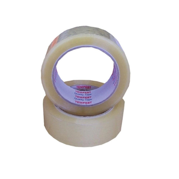 6 Rolls Clear Packaging Tape 48Mmx75M