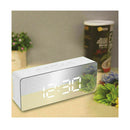 Digital Led Mirror Alarm Clock Temperature Light Time Bedside Clock