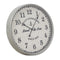 Wall Clock Land And Sea Antique Grey 60Cm